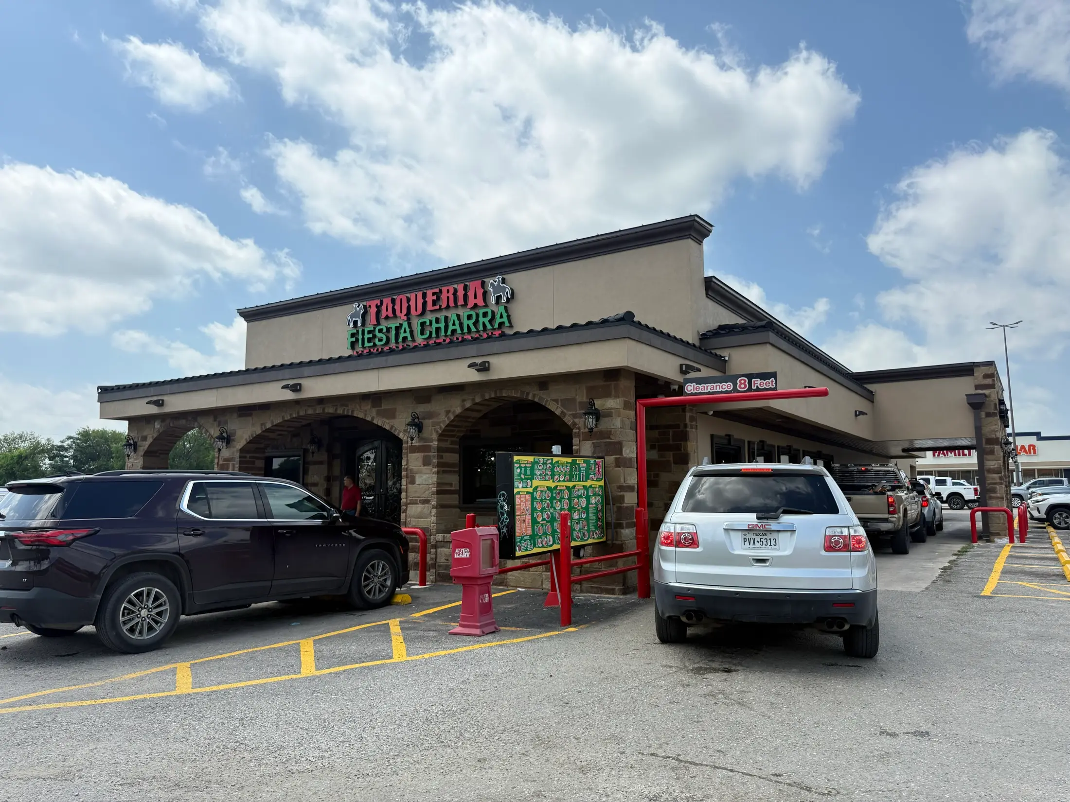 Taquería Fiesta Charra drive-thru
